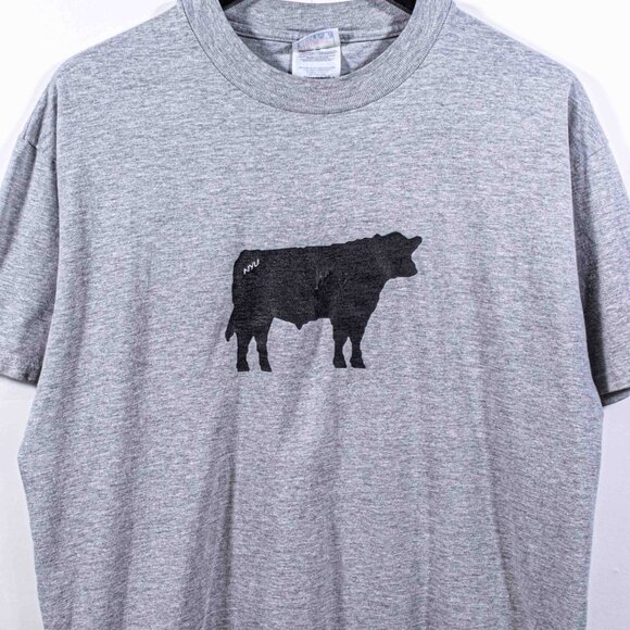 NYU Stern Steak Club NYC 2000 T-Shirt University Large Y2K College Retro - Picture 3 of 7